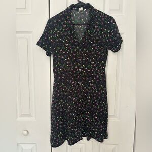 GAP Multicolor Floral Mini Dress